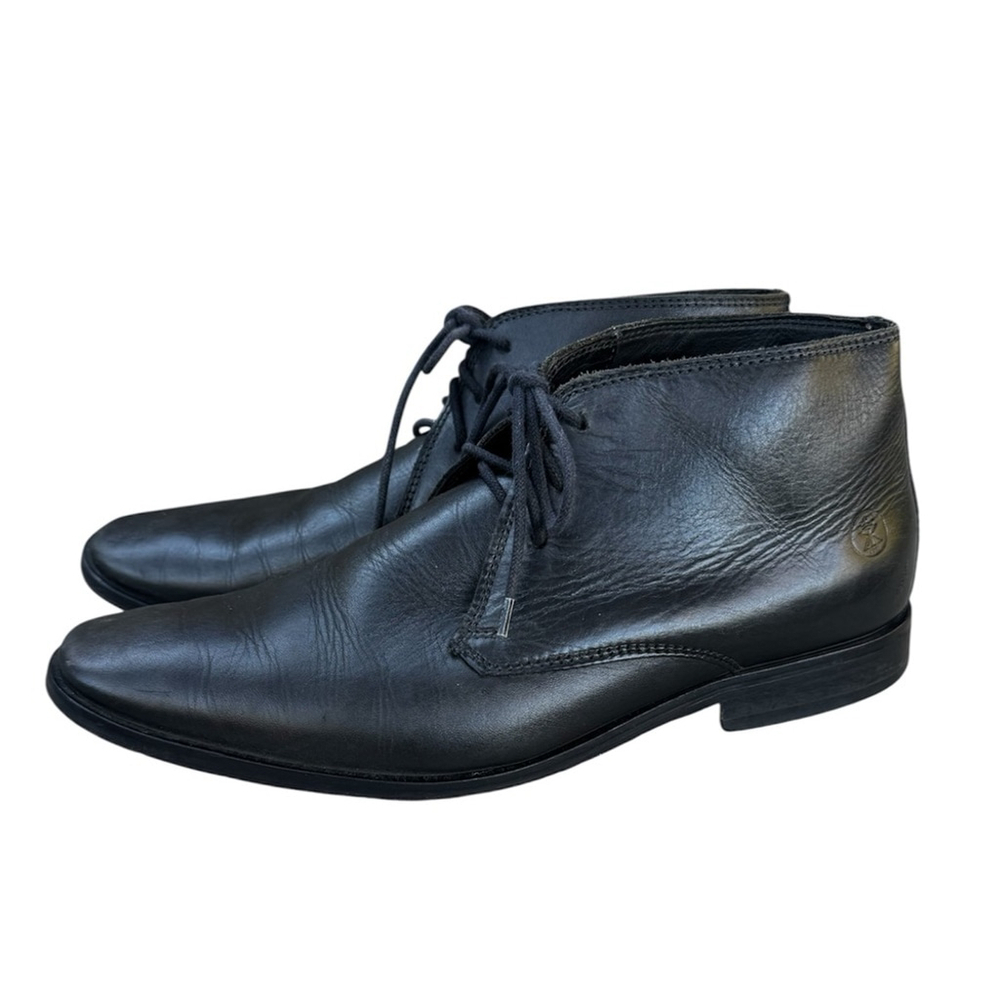 Anatomic Gel Men’s Black Leather Chukka Boots Size 39